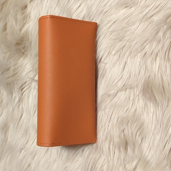 Orange Tory Burch eyeglass case holder (nwot) - Picture 4 of 5